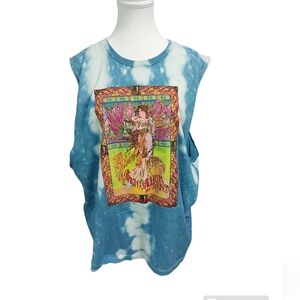 Janis Joplin Tank Top Distressed Looking NWOT